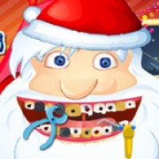 لعبة علاج اسنان بابا نويل