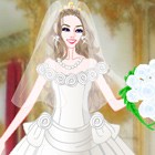 لعبة تلبيس فستان الزفاف في القصر