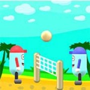 لعبة كرة الشاطئ