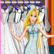 العاب تلبيس فستان زفاف ربانزل