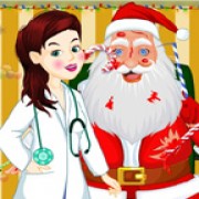 لعبة علاج عيون بابا نويل