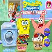 لعبة سبونج بوب غسل الملابس الداخلية