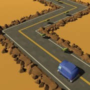لعبة سيارات الطريق المتعرج Zigzag Highway